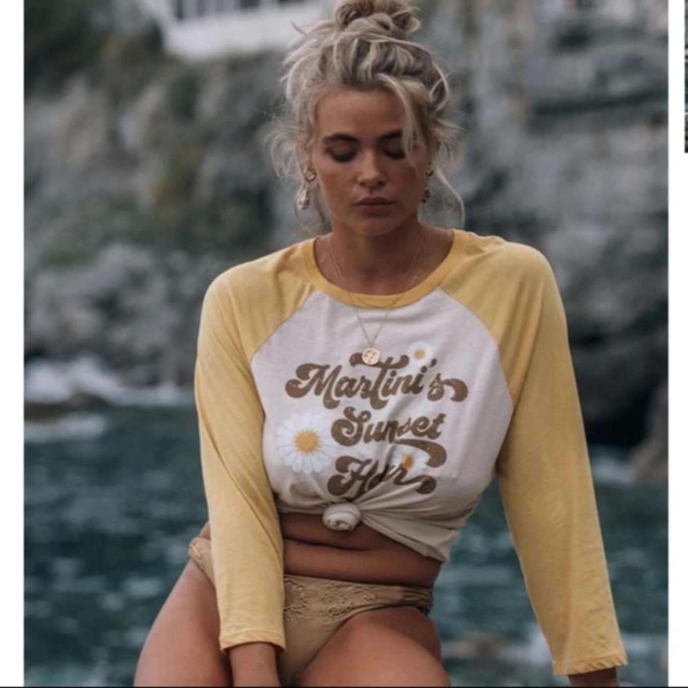 SPELL PARADISE COVE RAGLAN TEE